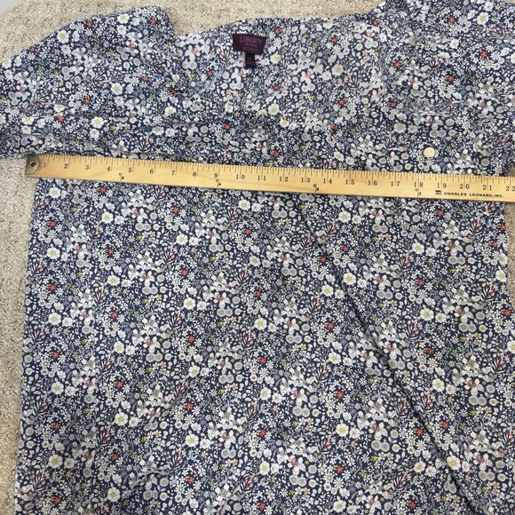 J. Crew Liberty Print "June Meadow" Floral Peasant Blouse XL - Picture 6 of 10